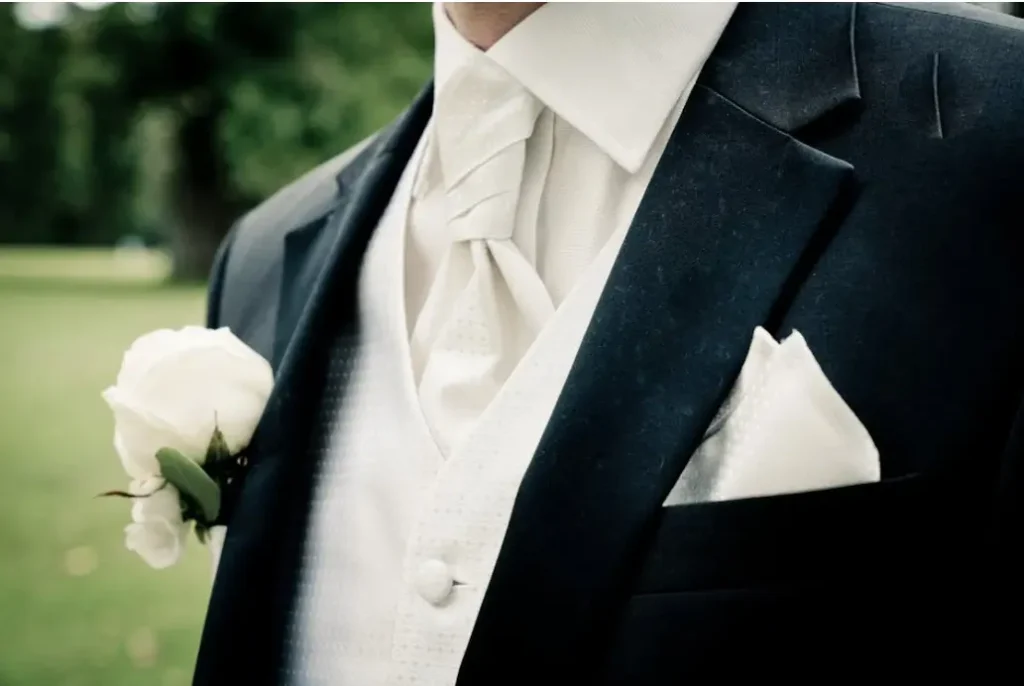 Groom's suit pocket squares