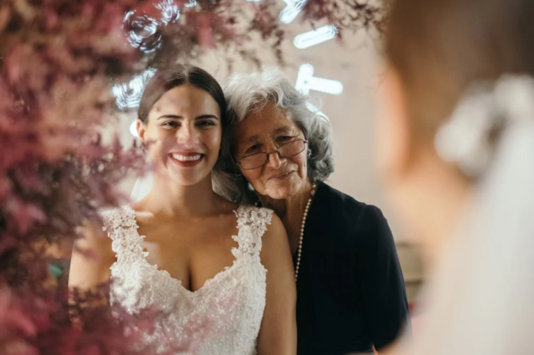 Bride's grandmother's dress