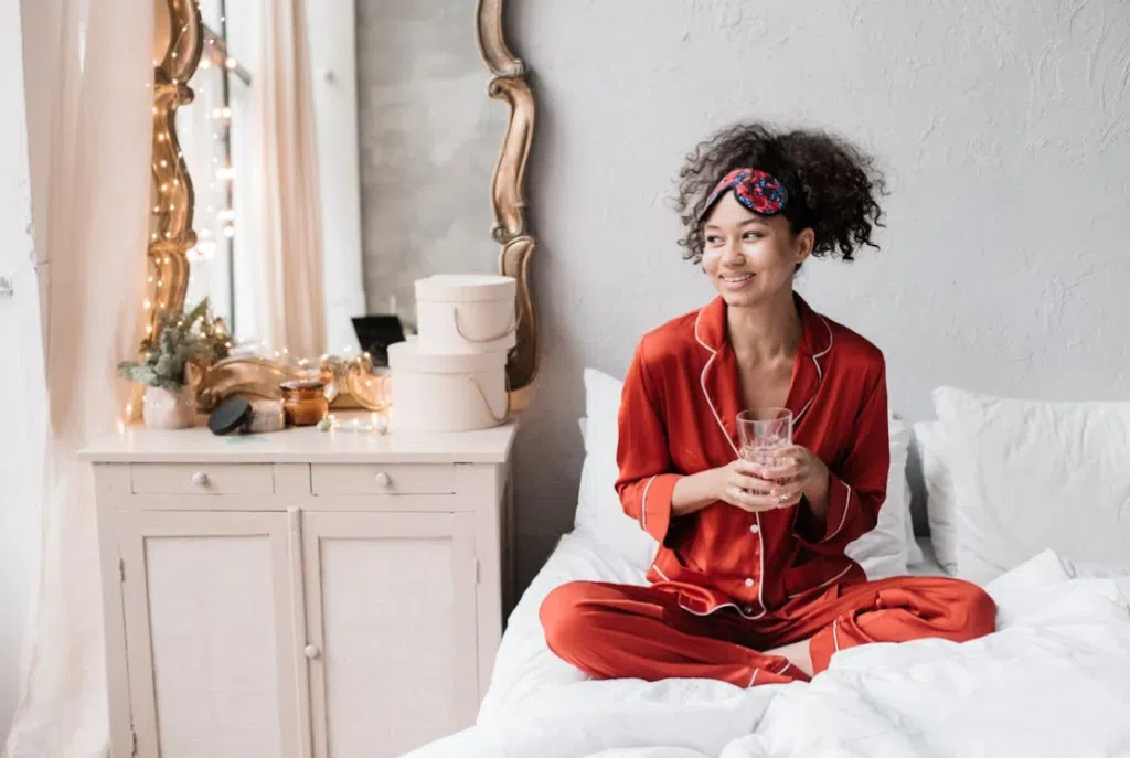 Home pajamas for the bride