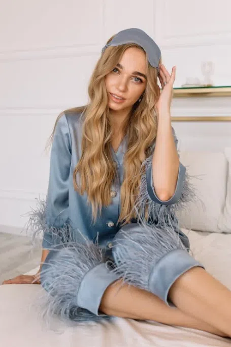 Home pajamas for the bride
