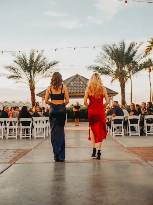 Evening dresses for engagement guests