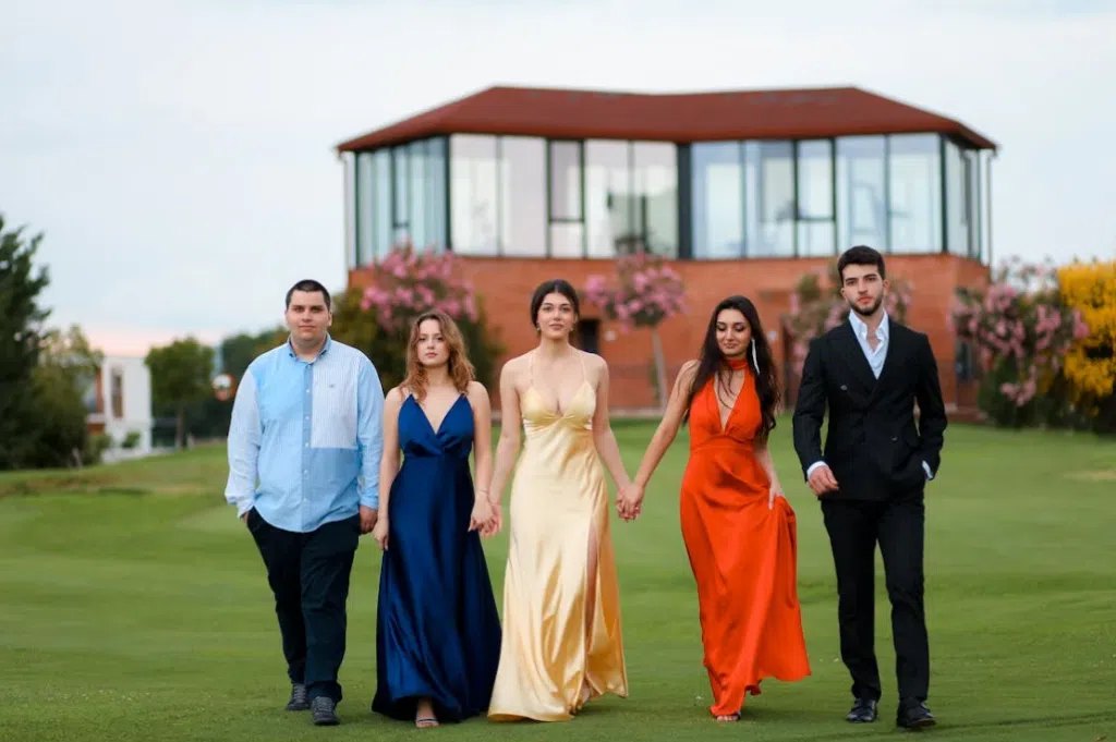 Evening dresses for engagement guests