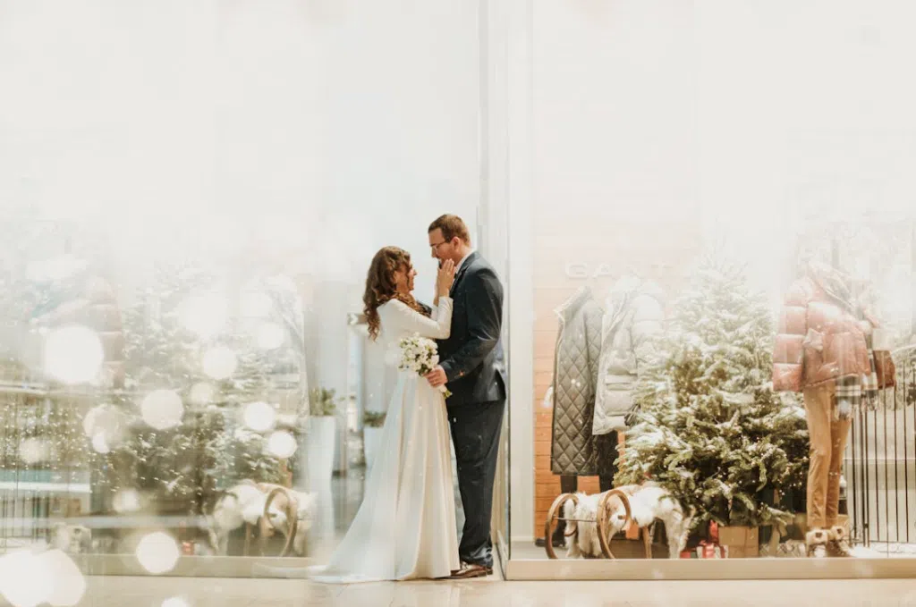Winter wedding decorations