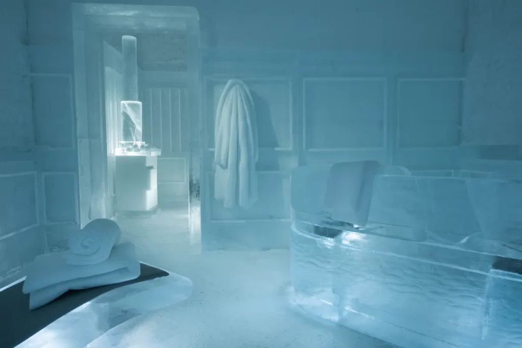 فندق icehotel أحد أغرب أماكن شهر العسل 